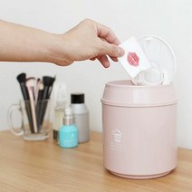 미니멀리즘 책상 화장대 베드룸 원터치 예쁜캔 휴지통 원터치휴지통 싱크대 화장대휴지통 데스크휴지통 싱글라이프 미니멀리즘 인테리어, 그레이