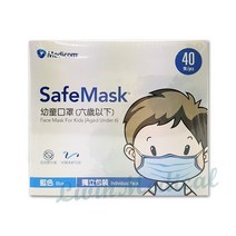 메디콤 의약외품 세이프 프리미어 덴탈마스크 메디컴 어린이마스크 블루/핑크, 4) 메디컴 어린이 마스크 블루(40매)