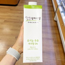 상하목장 유기농 저지방우유 900ml, 종이박스포장