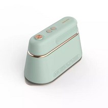 스팀다리미Daewoo-전기 핸드 헬드 다림질 95mL 1000W 휴대용 스마트 스팀 난방 전기 다리미 핸드헬드 의류, 2 green, 1 EU