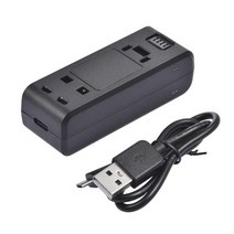 Insta360 One R/rs 5 V/USB 2.0 to Micro-B 케이블과 호환되는 배터리 듀얼 충전기 소형 휴대용 배터리베이, [01]  Charger With Cable