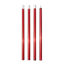 타프 폴대 텐트 슬라이드 사이드 홀리데이 메인 캠토리 슬라이딩 헥사 수리접을 수있는 방수포 기둥 방수 천막 용 조절 가능한 캠핑 기둥 캐노피 레인 플라이 쉼터, 노란색