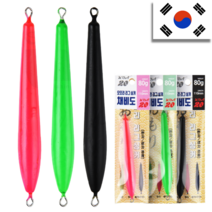 CAMNAX 국산 한치 갈치 추 오모리그 봉돌 오모리리그 오모리 싱커 채비, 80g(21호) 그린