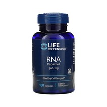 라이프익스텐션 RNA 리보핵산 캡슐 500mg 100캡슐, 1개, 기본