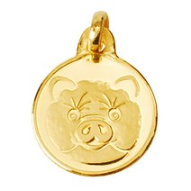 골드모아 순금 목걸이 3.75g 24k [ 돼지 아기 ]