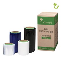 (무료 재단 슬리터 공업용랩 1박스) 잘 풀리는 스트레치필름 포장랩 산업용 자동 파레트 롤포장, 3등분(166mm) 1BOX, 슬리터 투명 23T-230M