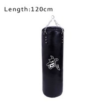 60/80/100/120cm PU 가죽 빈 권투 Sandbag 휘트니스 타이어 복싱 산다 연습 대상 킥 펀칭 가방 성인을위한, 120cm