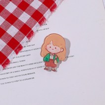 귀여운 브로치 배찌 강아지 여밈 핀 가디건 인형 금속 뱃찌 옷핀 가방뱃지 브로찌 선물 벳지 뱃지 가방 옷 고정핀 스마일 브러찌 액세서리 악세서리 만화 의류 댕댕이(9번)