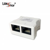 랜스타 CAT.5E RJ45 UTP 8P8C 고급 Y형 커플러