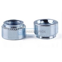 STEEL 철 #1/4-20 Inch 인치 압입너트 팸너트 클린칭너트 인서트, IPS_1/4-20_ZI2, 아연도금, 1개