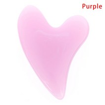 얼굴 바디 마사지 괄사 스파 침술 긁기 바디 발 뒤 얼굴 목 마사지 뷰티 과샤 보드 블랙 비안 스톤 구아샤, 02 83x60x2mm