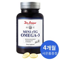 닥터브라이언 미니 rtg 알티지 오메가3 캡슐 dha epa 함유, 1개, 130정