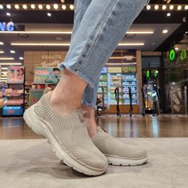 스케쳐스BC 여성 슬립온 운동화 고워크 베이지색상 SP 0WW C D X_01_2 발편한 피로를 풀어주는 컴포트화