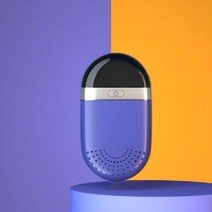 냉장고탈취기 옷장 탈취제 냄세제거 무선 화이트, 피콕 블루