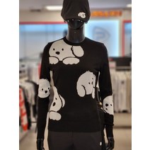 파사디P22FKP316M골프웨어여성가을강아지인타샤반폴라니트티셔츠쇼핑점