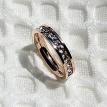 딸기언니 명품 우정링 레이어드 반지 써지컬스틸 명품스타일 보석 큐빅 5종