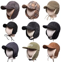 겨울 귀달이 볼캡 니트 챙모자 방한모자 캠핑모자 스키장모자 보드모자 항공모자 혹한기모자 등산모자