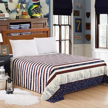 라지킹침대 퀸 킹 침대 플랫 시트 Comefortable 서리로 덥은 기숙사 청소년 매트리스 커버 일반 침구 Bedsheet, [04] 230cmX250cm, [12] 12