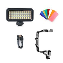 Gopro Hero 11 10 9 DJI OSMO SJcam 카메라용 40M 다이빙 방수 LED 플래시 라이트 램프 마운트 홀더 콜드 슈 어댑터 포함, [01] Light with holder