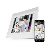 카멜 10인치 클라우드 디지털액자 CPF1010IPS 화이트 이미지 영상 전송가능 터치패널