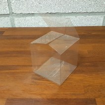 나이스팩 정사각형 PET 투명박스 12.5cm x 12.5cm 25장