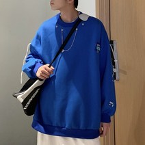 남성 오버핏 후드 티 집업 빅사이즈 맨투맨 2022 봄 캐주얼 스웨터 힙합 스트리트 풀오버 탑스 탑스 여성