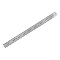 측량 15cm/20cm/30cm/50cm 스테인레스 스틸 금속 스트레이트 눈금자 양면 두꺼운 정밀 측정 도구 학교 사무, 04 400mm