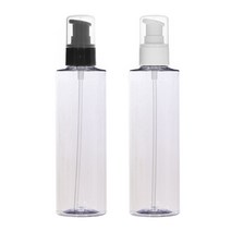 허브스프레이 헤어 스프레이용기 검정 흰색캡 20~500ml, 250ml, 투명용기 검정캡, 1개