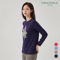 [크로커다일레이디] 플로럴프린팅티셔츠_CL0FTS903