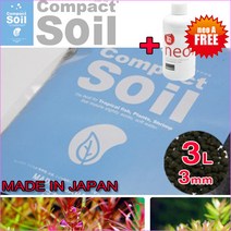 컴팩트 소일 파우더 3mm 3L [Neo A 40ml 증]/ 수족관 어항 수조 바닥재 수초 새우 crs 쉬림프 열대어 구피