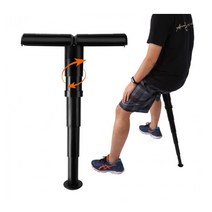 휴대 오픈런 줄서기 캠핑 등산 용 높은 접이식 보조 간이 간편 지팡이 서서 의자 체어