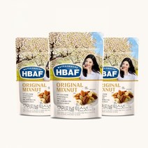 [HBAF] 바프 오리지널 믹스넛 190gX 3봉, 190g, 3개