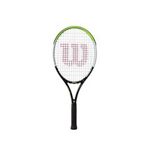 윌슨 블레이드 필 유스 공용 테니스라켓 3옵션 7825, Green/Grey/Black, 26