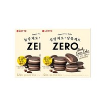 롯데 코코아분말 인간사료 스낵바 [신제품] 건강간식 제로 카카오 케이크 171g 2개 사무실다과 홈파티, 3개