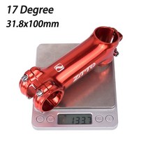 카본 스템 ZTTO-자전거 70mm 90mm 110mm 17 도 35 고강도 광택 XC AM MTB 로드 바이크용 31.8mm 핸들 바, [10] 17degree 100mm Red