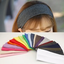 미스21 [1+1] 8cm 면 헤어밴드 연예인 머리띠 세안밴드 머리밴드 스포츠밴드 당일 (hb938)