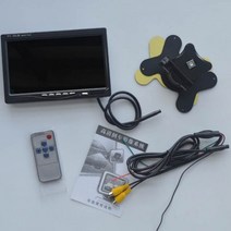 모니터VA7인치 자동차 모니터 TFT LCD 1024x600 디스플레이 후면보기 화면 12V 24V 차량 백업 카메라 CCTV, 02 7 INCH Model B