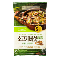 풀무원 소고기버섯 비빔밥 (냉동), 10개, 212g