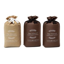 엣지 주머니식 조립활성탄 3kg 밤색 새집증후군 베이크아웃 공기정화용숯 숯효능 탈취 어항 에어, 1개