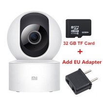 Xiaomi Mi 스마트 카메라 SE 360 PTZ 1080P HD 베이비 감시 WiFi 웹캠 적외선 야간 시계 AI 휴머노이드 감, 05 A EU 32GB SD