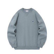 COVERNAT 웨일 기모 맨투맨 블루 CO2203CR26BL