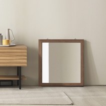 [3천원즉시할인+깔끔강추거울] 파로마 바비 600 벽걸이거울 거울 벽걸이거울 탁상거울 정사각형거울, 월넛