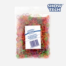 쇼테크 강아지 랩핑 라텍스 고무줄 머리끈 1000pcs