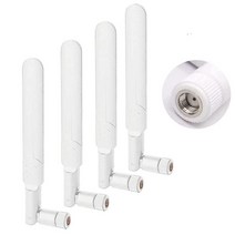 듀얼 밴드 Wi-Fi 안테나 2.4GHz 5GHz 5.8GHz 9dBi MIMO RP-SMA 수 라우터 무선 네트워크 카드 USB 어댑터 보안 IP 카메라 비디오 감시 모니터 -, Pack of 4