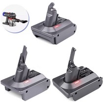 디왈트 배터리 충전기 어댑터 마끼다 마키타 호환 dewalt 디월트 밀워키 보쉬 18V 리튬 변환기 다이슨 V6 V7 V8 진공 청소기, [10] For 보쉬 호환 to V6, 09 For Ryobi to V6