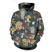 후드 맨투맨 간절기 남성 캐주얼 최신 식물 버섯 곰팡이 카모 재미 있은 새로운 패션 운동복 풀오버 3dprint 지퍼후디스웨트 셔츠재킷 a-19