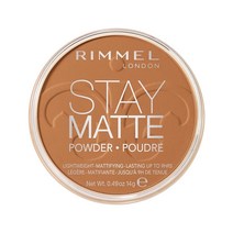 Rimmel London Stay Matte 롱래스팅 프레스드 파우더 투명 [001] 13.9g0.49온스 1팩 포장은 다 수 있음, 0.49 Ounce (Pack of 1), Pecan