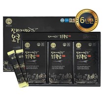 [오쿠 홍삼정] 진하게짠 구증구포 6년근 흑삼 스틱 30포(1박스) + 쇼핑백