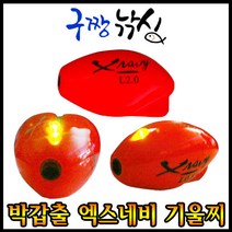 구짱낚시 박갑출 엑스네비 전층기울찌 L사이즈 액터전층찌 전유동찌 주야겸용 바다낚시, 엑스너비 기울찌(L사이즈)-B호