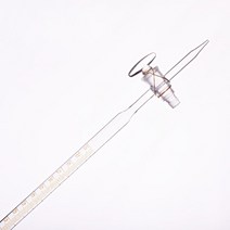 뷰렛 산성 3 개 용량 10ml 유리 밸브 스위치 포함, 한개옵션0